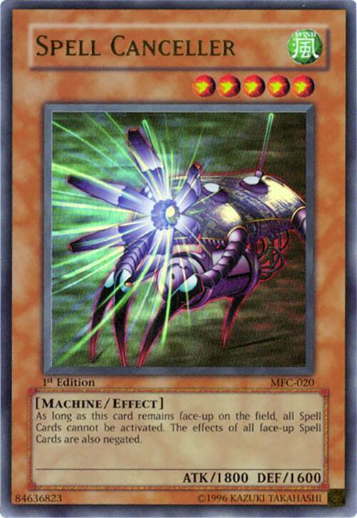 Spell Canceller MFC-020 card from Magician's Force