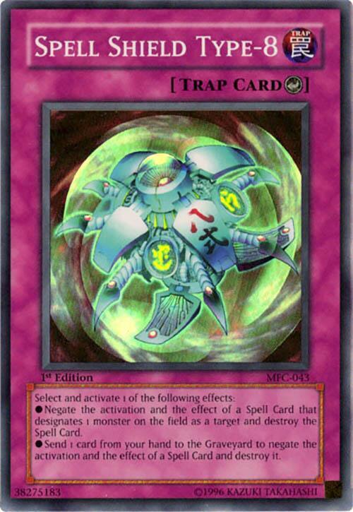 Spell Shield Type-8 MFC-043 card from Magician's Force