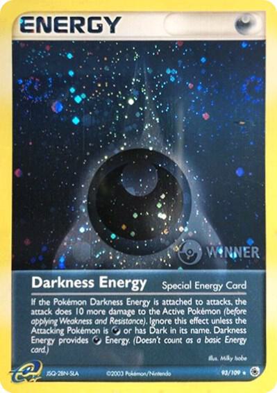 Darkness Energy (Special) (Cosmos Holo) [Winner] 93/109 card from League & Championship Cards