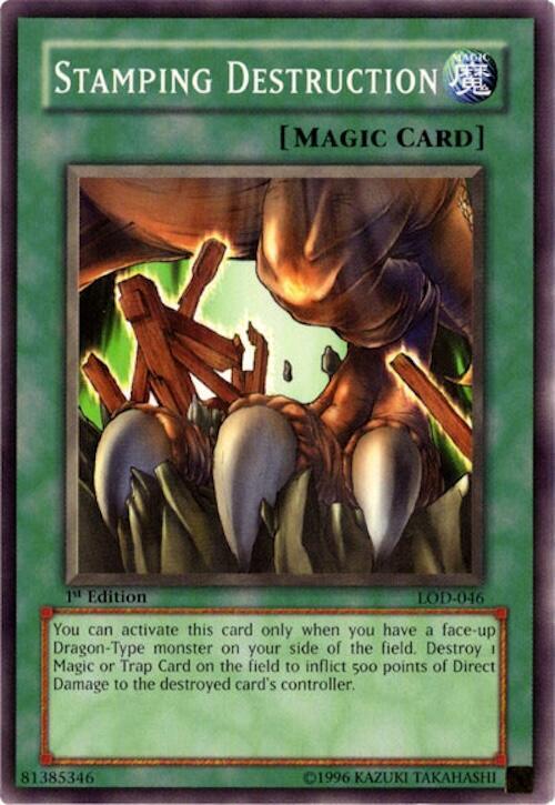 Stamping Destruction LOD-046 card from Legacy of Darkness