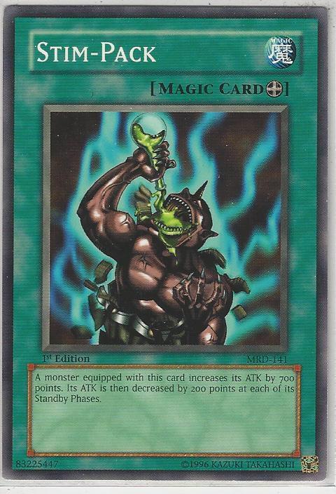 Stim-Pack MRD-141 card from Metal Raiders