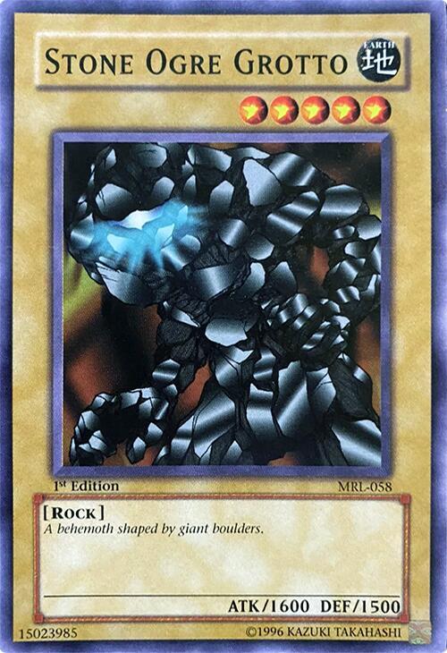 Stone Ogre Grotto MRL-058 card from Magic Ruler
