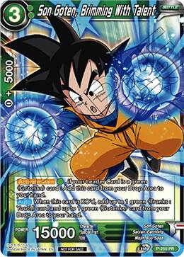 Son Goten, Brimming With Talent P-255 card from Promotion Cards