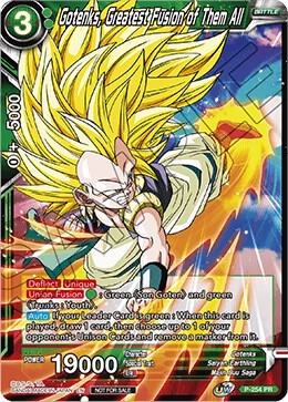 Gotenks, Greatest Fusion of Them All P-254 card from Promotion Cards