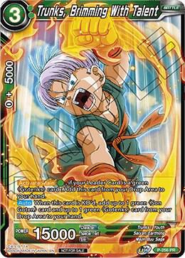 Trunks, Brimming With Talent P-256 card from Promotion Cards