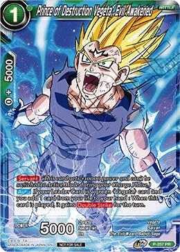 Prince of Destruction Vegeta, Evil Awakened P-257 card from Promotion Cards