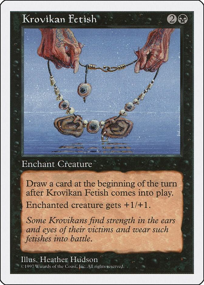 Krovikan Fetish card from Fifth Edition