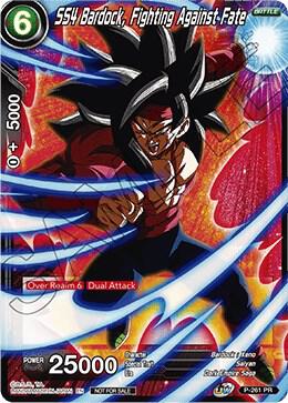 SS4 Bardock, Fighting Against Fate P-261 card from Tournament Promotion Cards