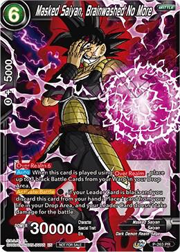 Masked Saiyan, Brainwashed No More (Event Pack 08) P-263 card from Tournament Promotion Cards