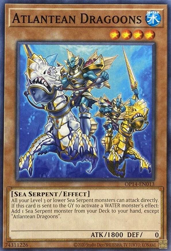 Atlantean Dragoons OP14-EN013 card from OTS Tournament Pack 14
