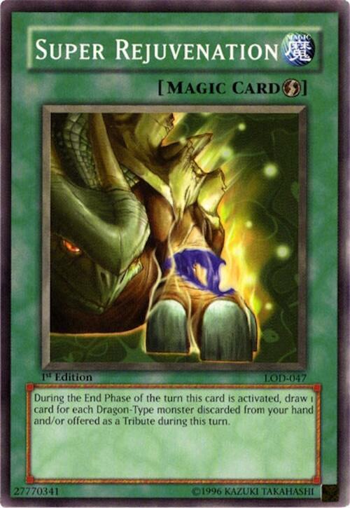 Super Rejuvenation LOD-047 card from Legacy of Darkness