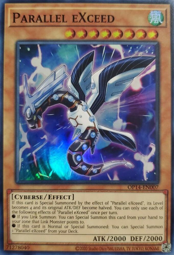 Parallel eXceed OP14-EN007 card from OTS Tournament Pack 14