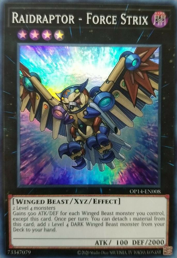 Raidraptor - Force Strix OP14-EN008 card from OTS Tournament Pack 14