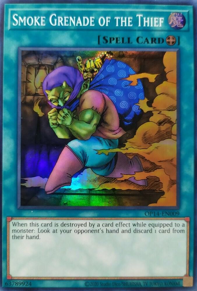 Smoke Grenade of the Thief OP14-EN009 card from OTS Tournament Pack 14