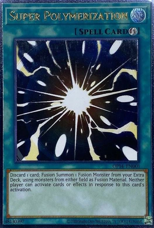 Super Polymerization (UTR) OP14-EN001 card from OTS Tournament Pack 14