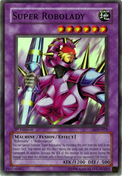 Super Robolady LOD-073 card from Legacy of Darkness
