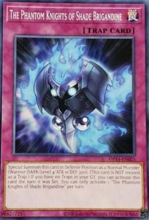 The Phantom Knights of Shade Brigandine OP14-EN025 card from OTS Tournament Pack 14