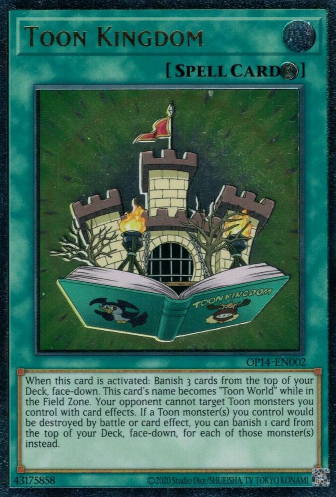 Toon Kingdom (UTR) OP14-EN002 card from OTS Tournament Pack 14