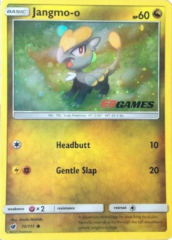 Jangmo-o - 75/111 (Cosmos Holo) (EB Games Promo) 075/111 card from Miscellaneous Cards & Products