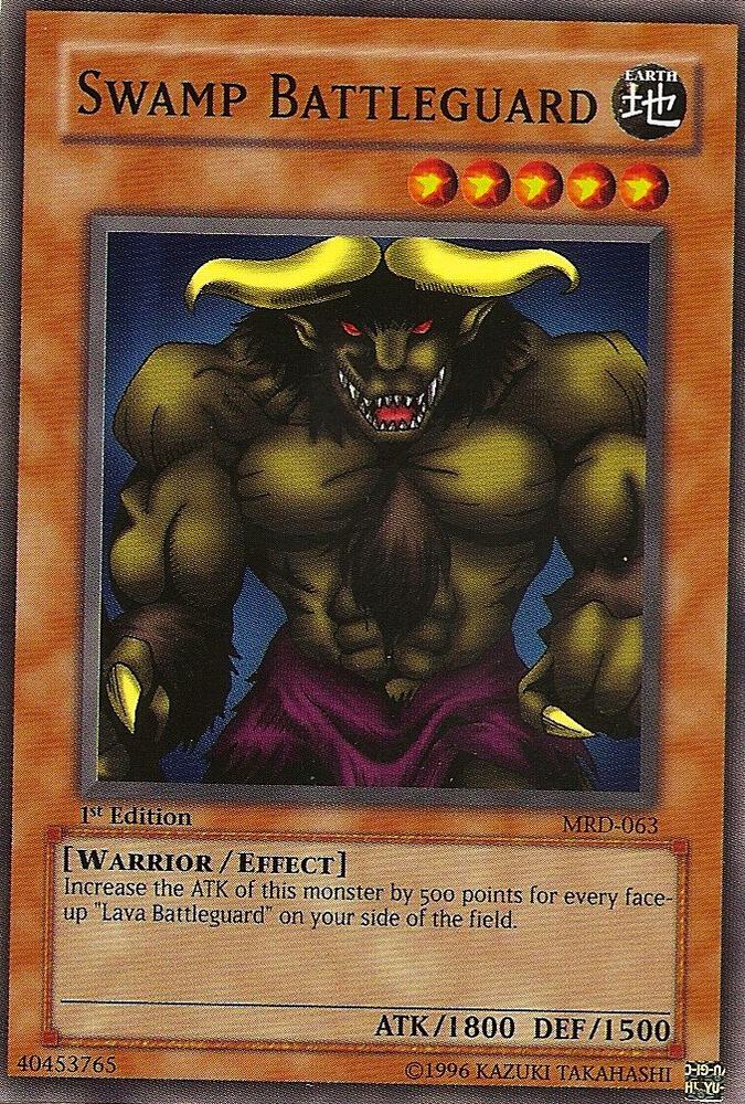 Swamp Battleguard MRD-063 card from Metal Raiders