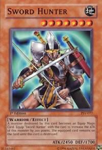 Sword Hunter PSV-077 card from Pharaoh's Servant
