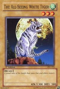 The All-Seeing White Tiger PSV-093 card from Pharaoh's Servant
