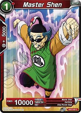 Master Shen DB3-008 card from Draft Box 06 - Giant Force
