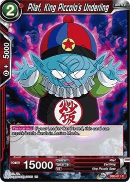Pilaf, King Piccolo's Underling DB3-011 card from Draft Box 06 - Giant Force