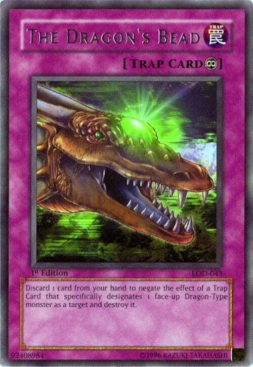 The Dragon's Bead LOD-043 card from Legacy of Darkness