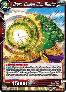 Drum, Demon Clan Warrior DB3-020 card from Draft Box 06 - Giant Force