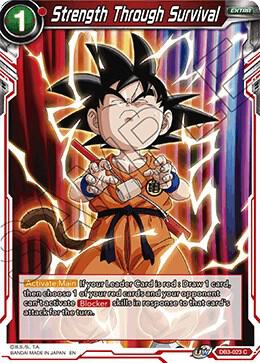 Strength Through Survival DB3-023 card from Draft Box 06 - Giant Force