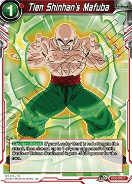 Tien Shinhan's Mafuba DB3-025 card from Draft Box 06 - Giant Force