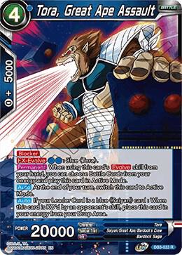 Tora, Great Ape Assault DB3-033 card from Draft Box 06 - Giant Force