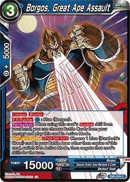 Borgos, Great Ape Assault DB3-039 card from Draft Box 06 - Giant Force