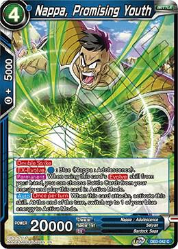 Nappa, Promising Youth DB3-042 card from Draft Box 06 - Giant Force