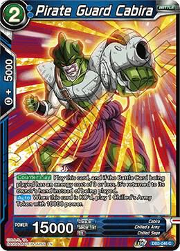 Pirate Guard Cabira DB3-046 card from Draft Box 06 - Giant Force