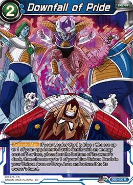 Downfall of Pride DB3-050 card from Draft Box 06 - Giant Force