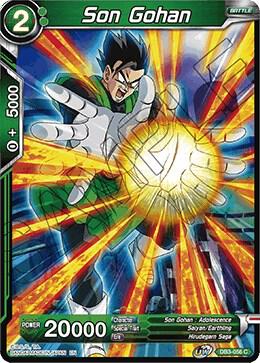 Son Gohan DB3-056 card from Draft Box 06 - Giant Force