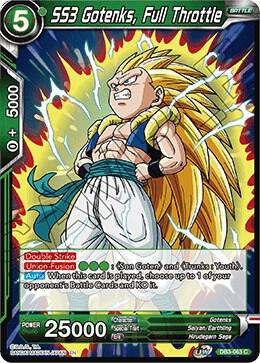 SS3 Gotenks, Full Throttle DB3-063 card from Draft Box 06 - Giant Force