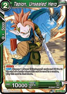 Tapion, Unsealed Hero DB3-067 card from Draft Box 06 - Giant Force