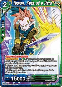 Tapion, Fate of a Hero DB3-125 card from Draft Box 06 - Giant Force