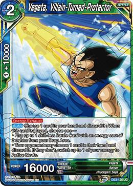 Vegeta, Villain-Turned-Protector DB3-126 card from Draft Box 06 - Giant Force