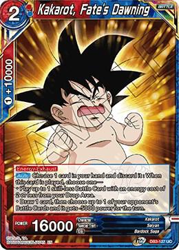 Kakarot, Fate's Dawning DB3-127 card from Draft Box 06 - Giant Force