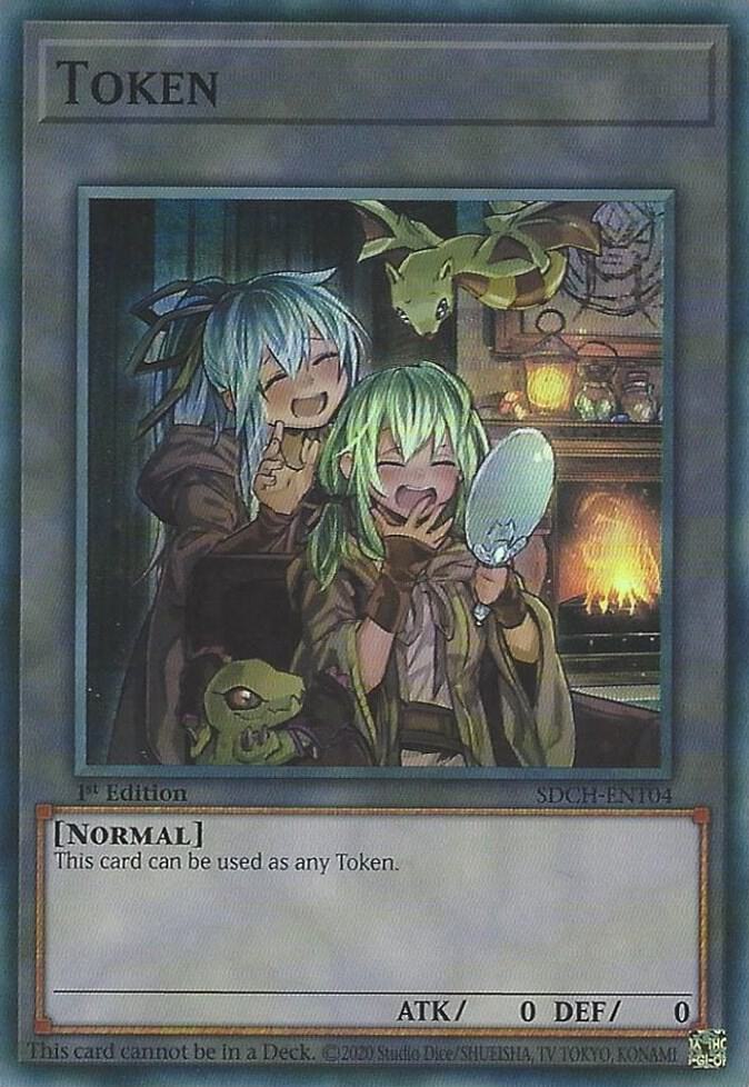 Token: Eria and Wynn SDCH-ENT04 card from Structure Deck: Spirit Charmers