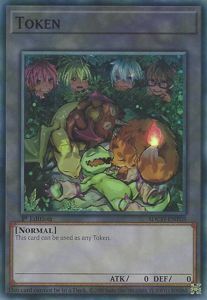 Token: Charmers and their Familiars SDCH-ENT05 card from Structure Deck: Spirit Charmers