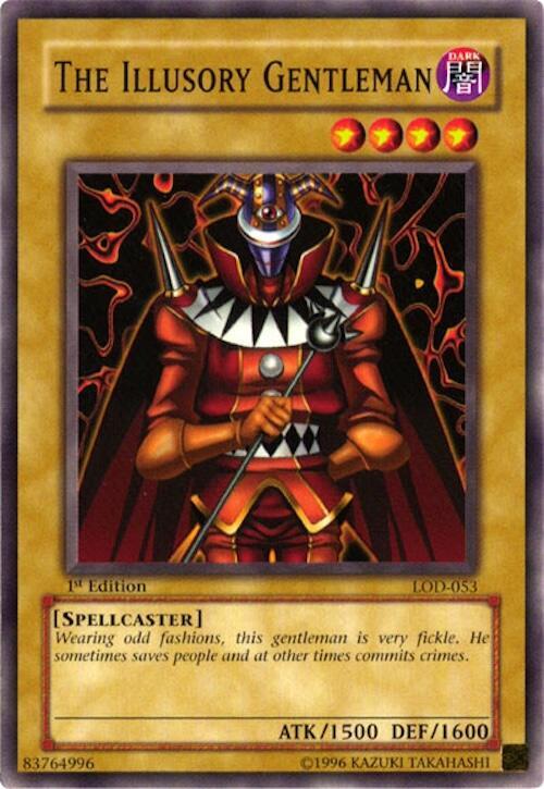 The Illusory Gentleman LOD-053 card from Legacy of Darkness