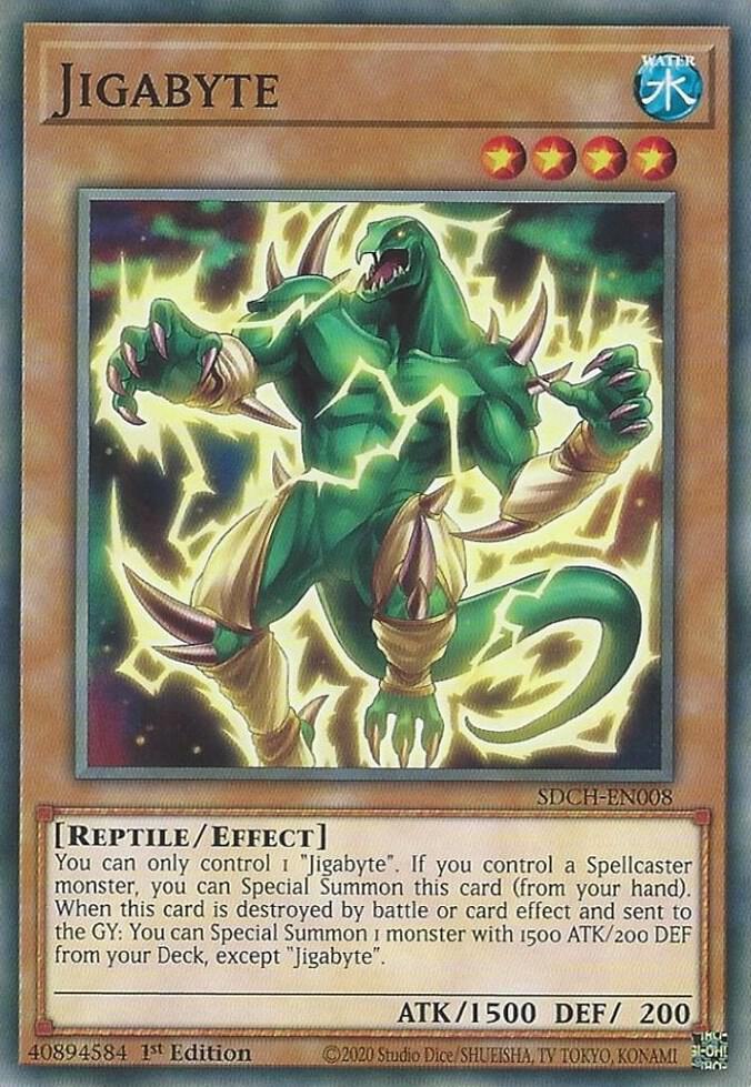 Jigabyte SDCH-EN008 card from Structure Deck: Spirit Charmers