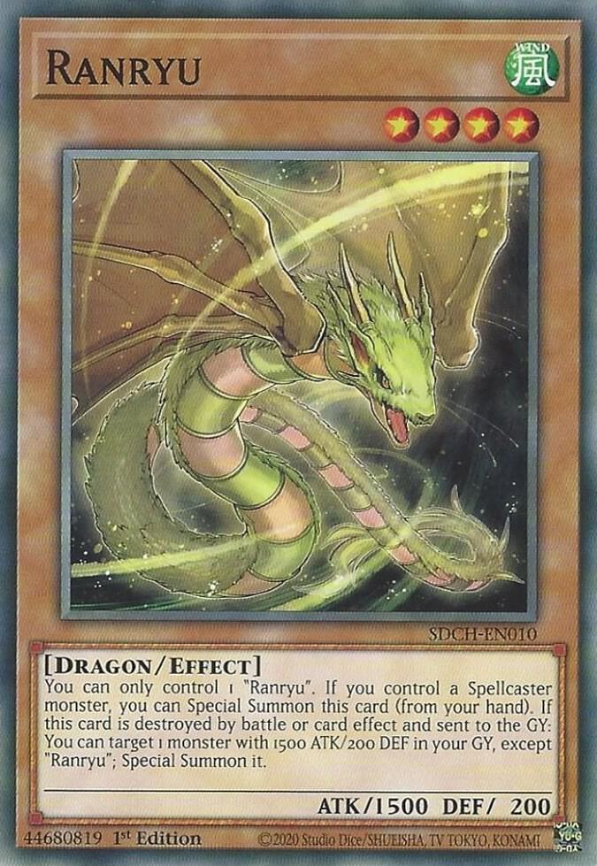 Ranryu SDCH-EN010 card from Structure Deck: Spirit Charmers