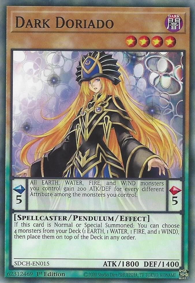 Dark Doriado SDCH-EN015 card from Structure Deck: Spirit Charmers