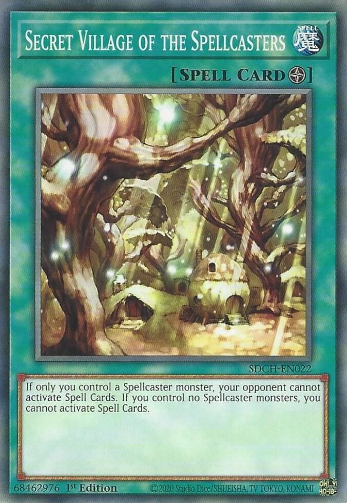 Secret Village of the Spellcasters SDCH-EN022 card from Structure Deck: Spirit Charmers